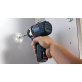 BOSCH GDR 12V-105 smūginis suktuvas 2x2 Ah L-Boxx